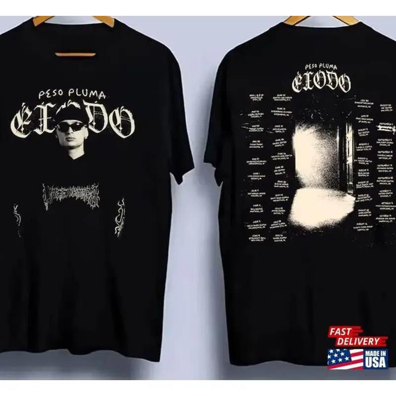 

Vintage 90S Style Peso Pluma Tour T-Shirt 2024 Concert Shirt Music