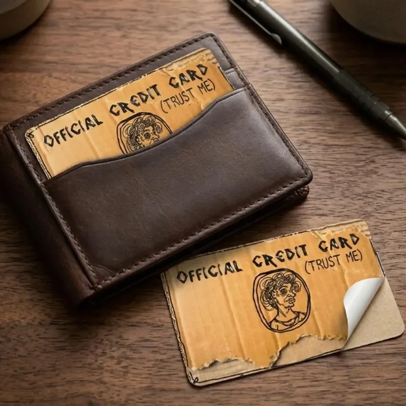 Funny Credit Card Sticker Waterproof Debit Card Skin Cover ID Decal Stickers Humorous Credit Card Sticker Phone Notebook Decors
