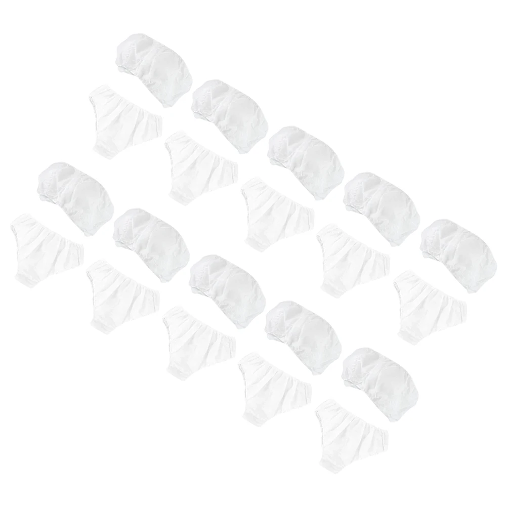 

10 Sets Disposable Breathable Lingerie Non-woven Bra Underwear Briefs Women Sauna Travel Fitness Period Panties Safe Stretch