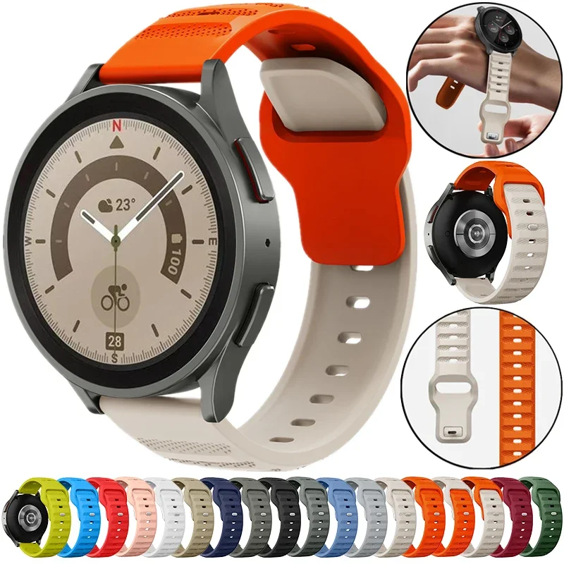 20mm 22mm Watch Strap For Amazfit Bip 3 3Pro GTR 2 3 4 GTS 2e 3 4 4mini Silicone Band For Samsung Galaxy Watch3 4/5/5Pro 42 46MM