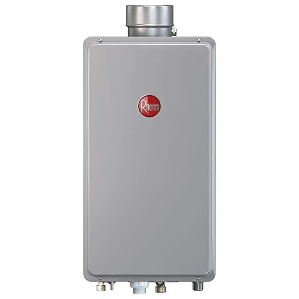 Tankless Liquid Propane Water Heater 9.5 GPM Continuous Hot Water Energy Efficiency Stainless Steel Indoor Use Only Easy