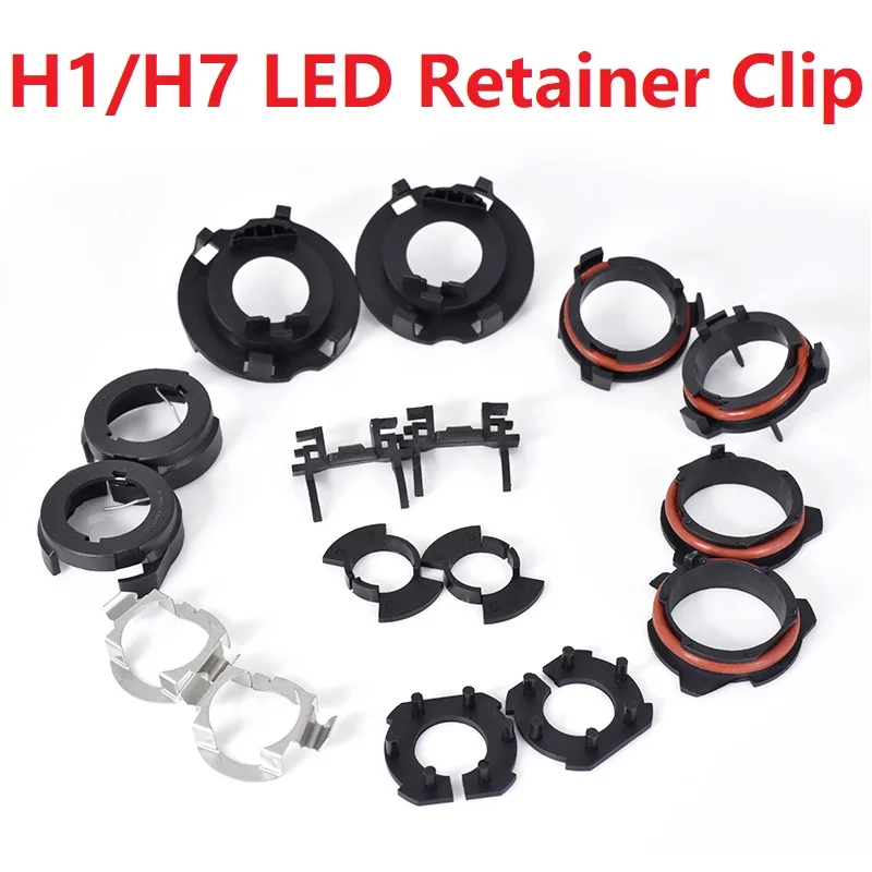 10Pcs H7 LED Car Headlight Bulb Base Holder Adapter Socket H7 Retainer for Benz BMW Audi Auto Headlamp Mount Stand for Nissan VW