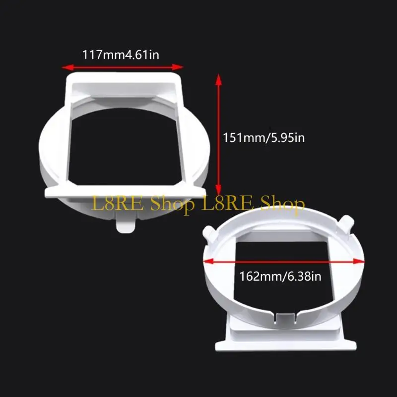 Kwadratowy klimatyzacja L8RE Zestaw przedłużenia plastikowej tekstury odpowiedni dla portów