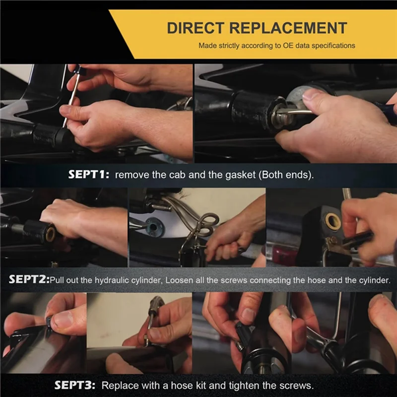 

Трендовый комплект шлангов гидравлического цилиндра 32-864959 для Mercruiser Alpha One Gen Two 1 2 I II 32-864960 32-99904Q