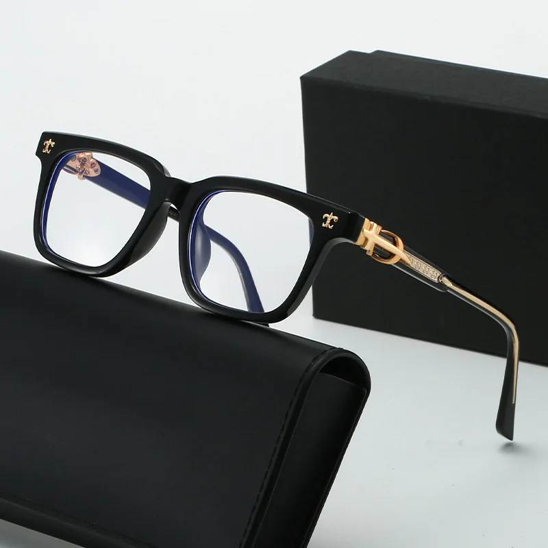 موضة TR90 النظارات البصرية الرجال عالية الجودة إطار مربع الرجال النظارات المضادة للضوء الأزرق المرأة وصفة طبية النظارات الإناث