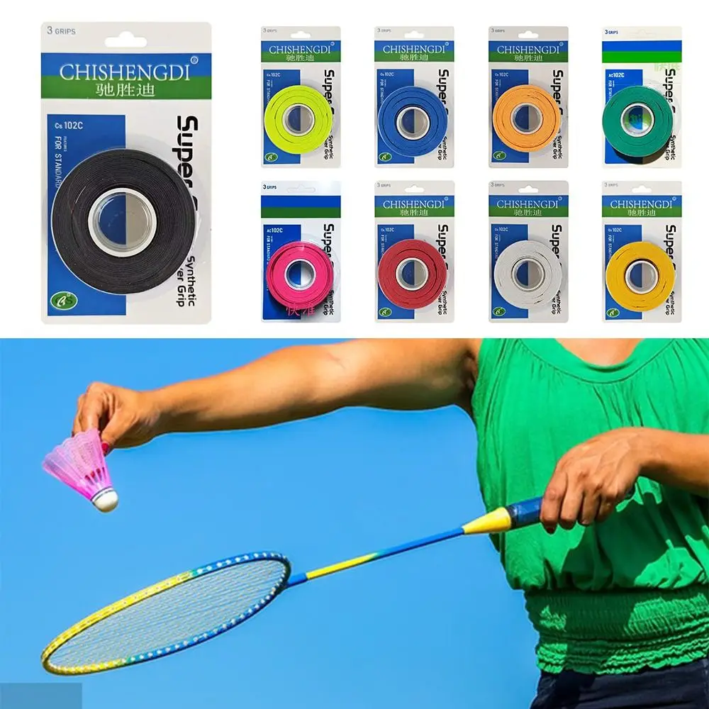 Non-Slip Grip Tape Multi-color Badminton Racket Overgrips Anti-slip Wear-Racquet Sweatband Over Grips Sport Supplies Fishing Rod