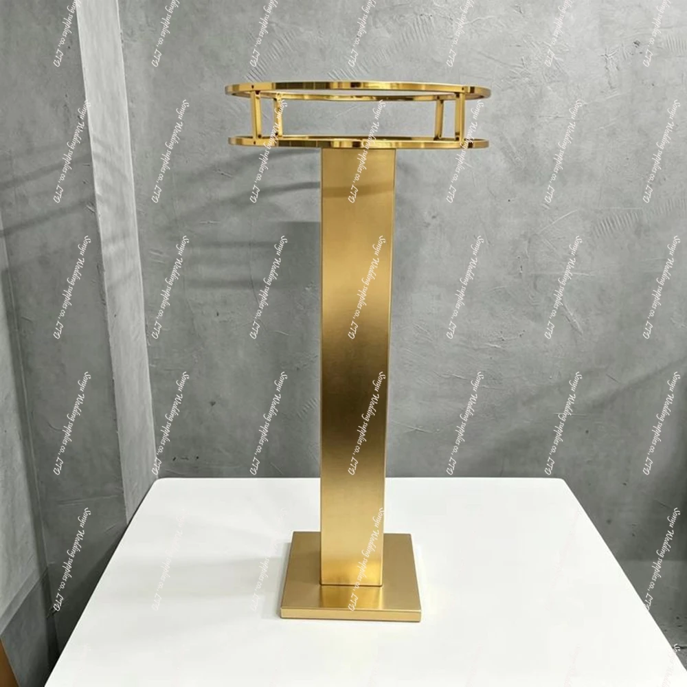 4-10pcs 60-114cm Modern Stainless Steel Wedding & Birthday Party Flower Rack 110CM Height Dessert Table Decoration