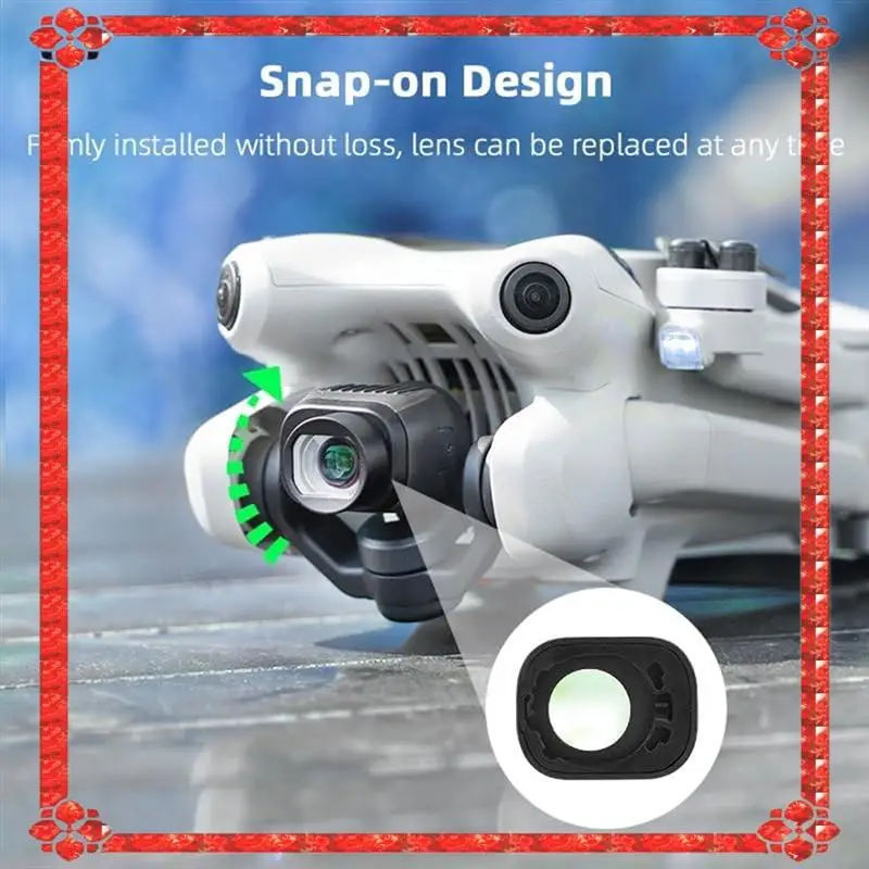 تسليم 24 ساعة لـ DJI Mini 4 Pro عدسة زاوية واسعة لـ DJI Mini عدسة زاوية واسعة بدون طيار عدسة زاوية واسعة لطائرة DJI بدون طيار زاوية واسعة
