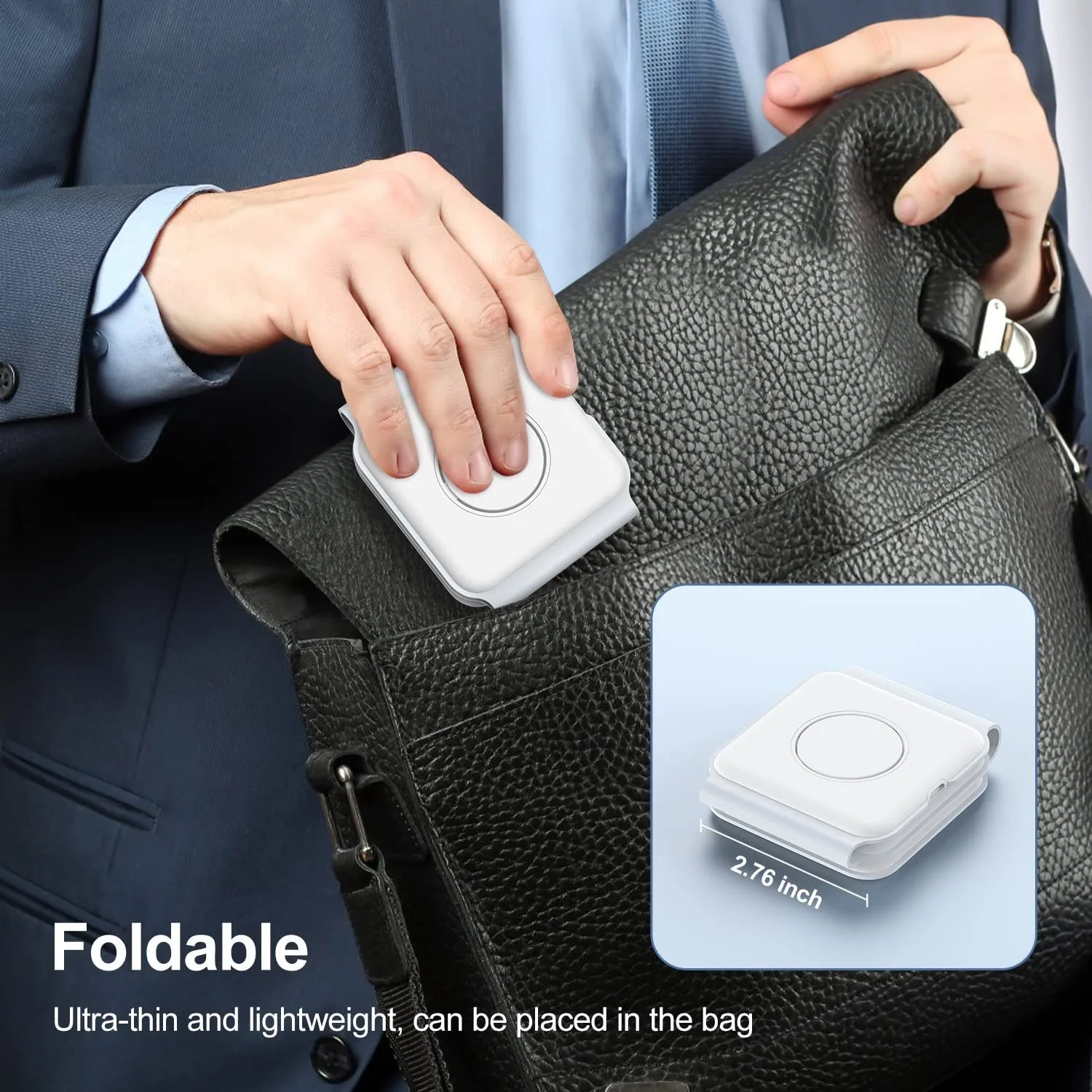 15W 3 in 1 Magnetic Portable Wireless Charger for iPhone 14 13 12 11 XR Pro Max Apple Watch AirPods Fast Charging Dock Station