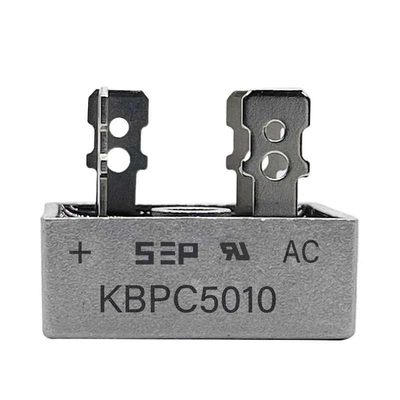 Direct Manufacturer Supply: KBPC5010 Rectifier Bridge Stack, 50A, 1000V High - Power Rectifier for Motor Equipment