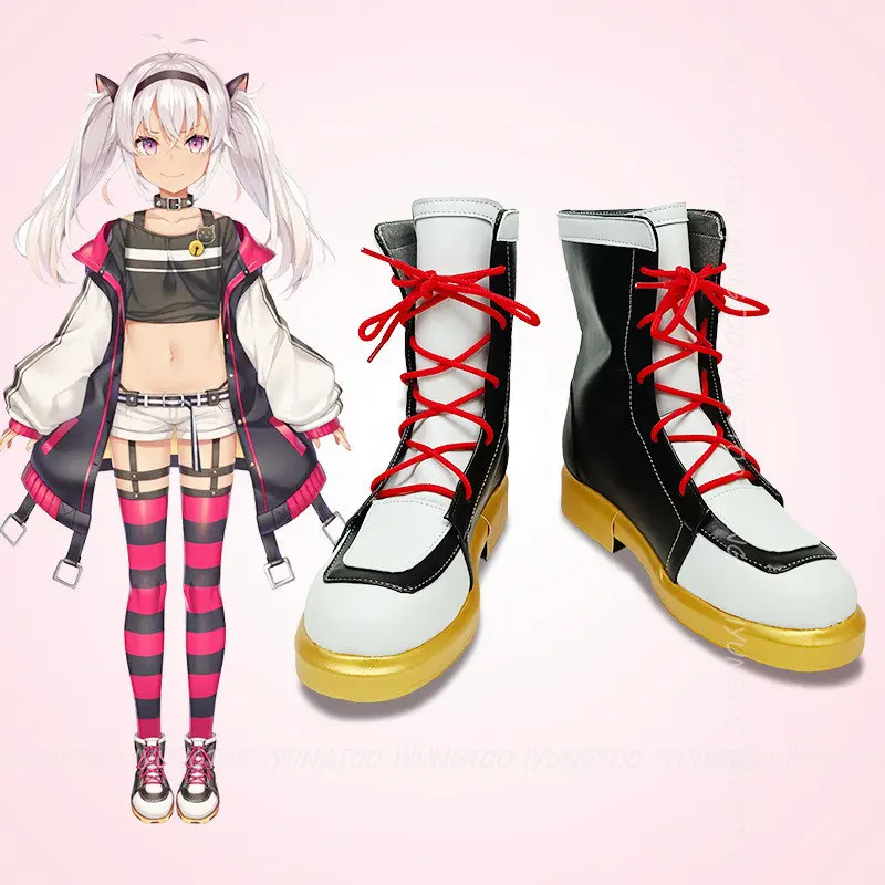 

Anime YouTube NIJISANJI Matsukai Mao Anime Characters Shoe Cosplay Shoes Boots Party Costume Prop