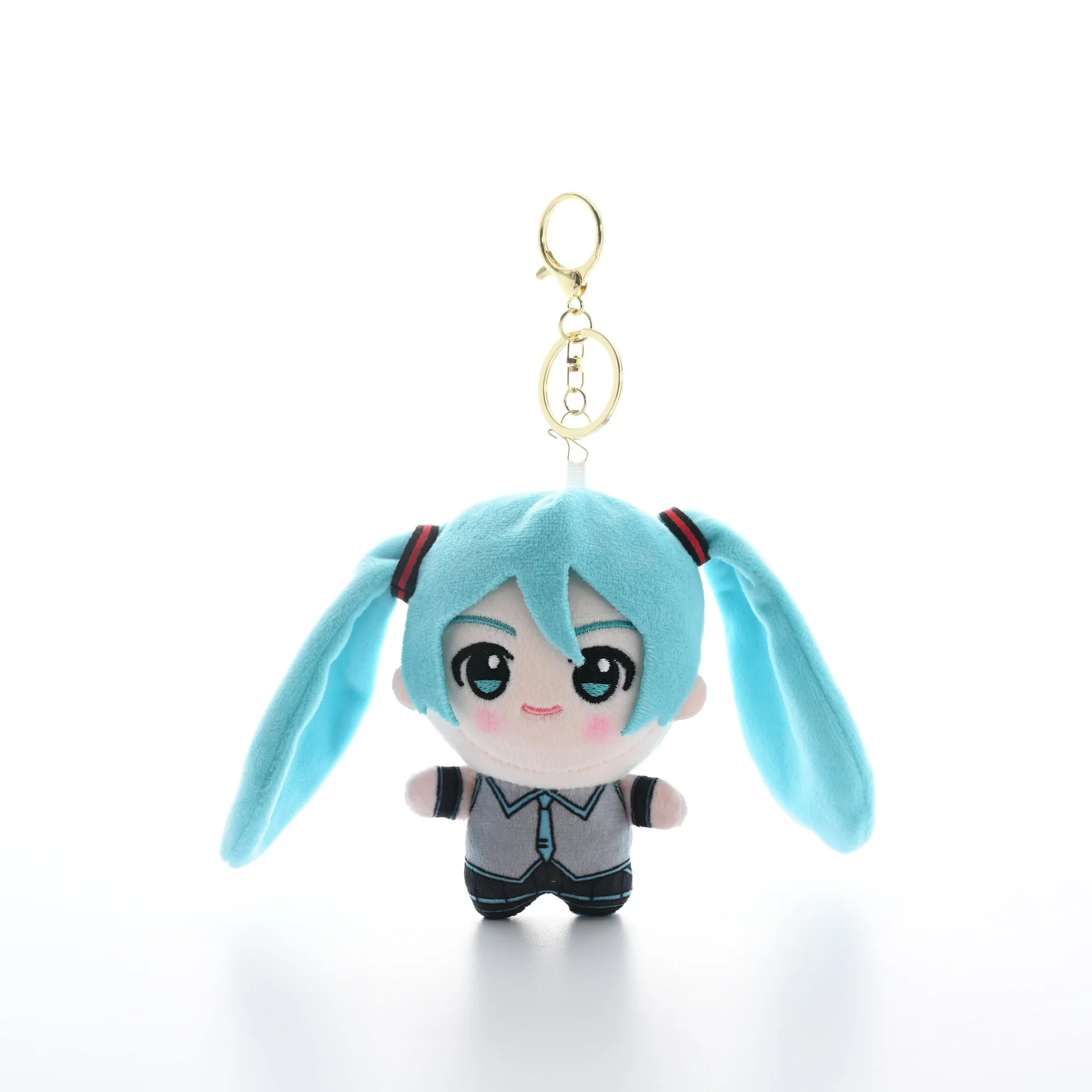 11 см новый плюшевый брелок для Hatsune Miku Kawaii, сумка, очаровательная плюшевая игрушка, фигурка, аксессуар для ключей от машины, украшение для автомобиля, Рождественский подарок