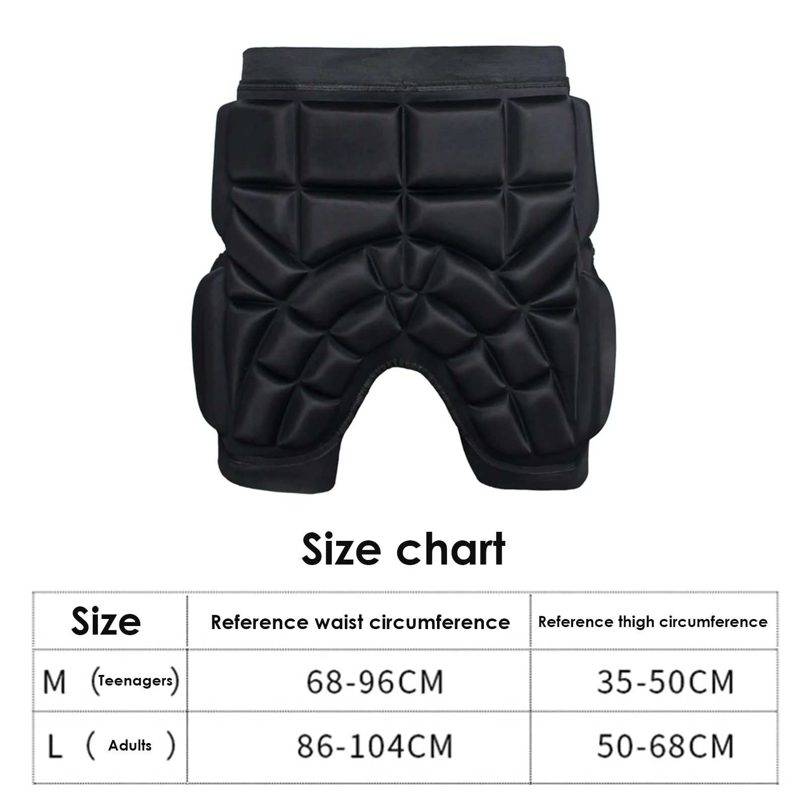 Ski Protective Hip Pad Padded ShortsProtective Knee Pads Skiing Skating Snowboarding Impact Protection