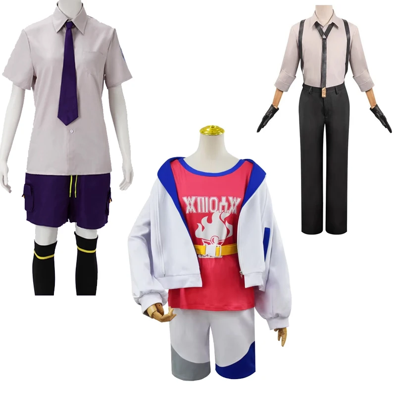 Game Scarlet Violet Carmine  Kieran Rika Cosplay Costumes Men Halloween Costume