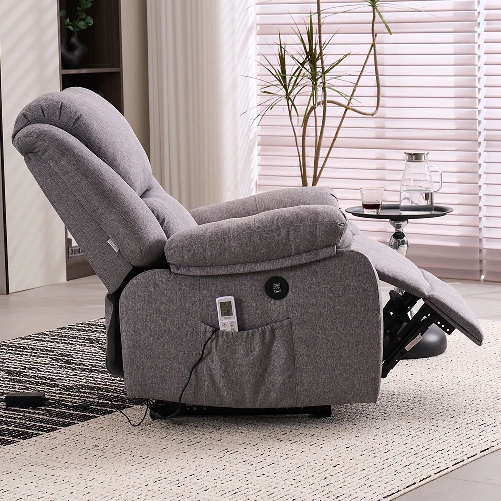 Adjustable Leisure Power Electric Single Sofa Relax Recliner Sofa Chair With Remote Control and USB