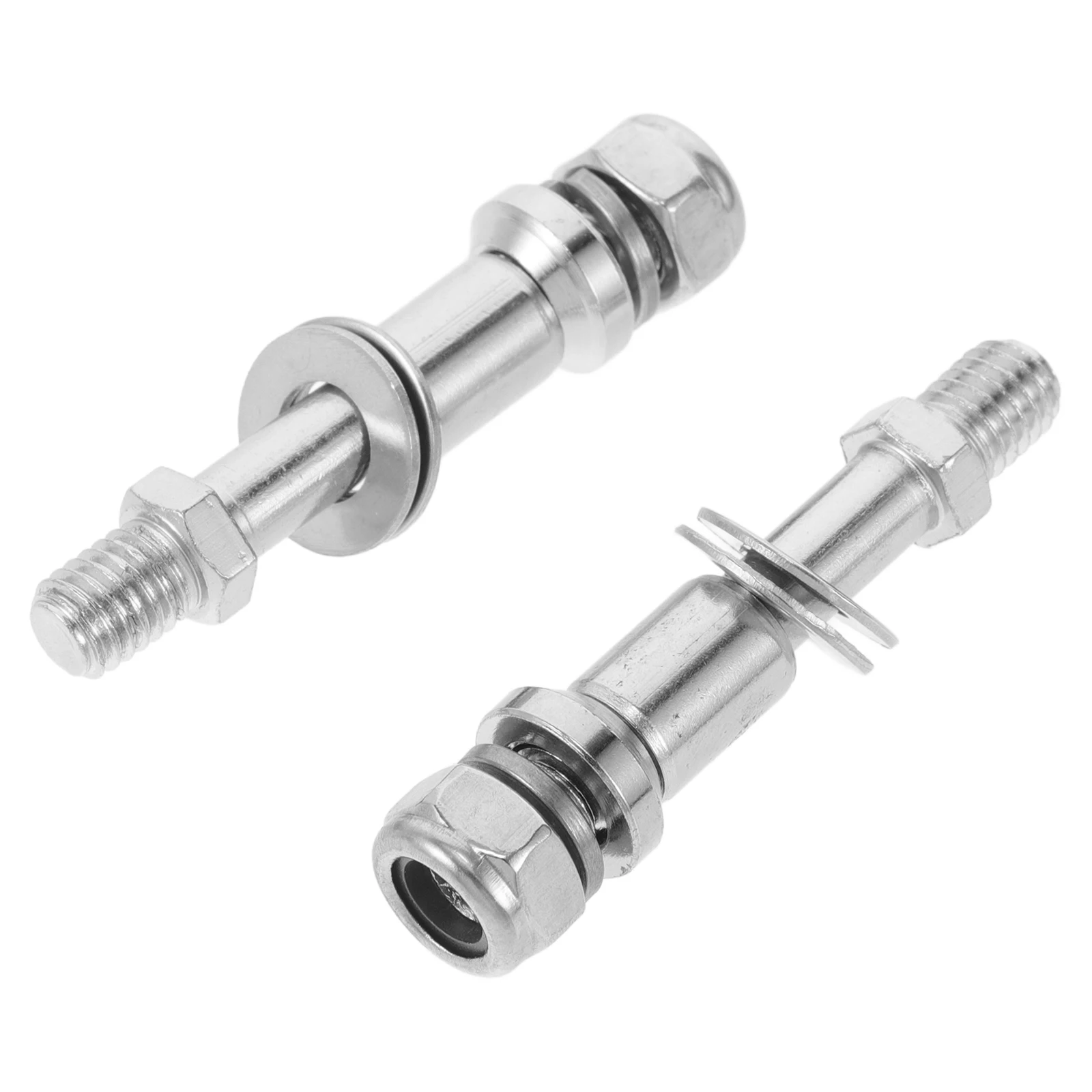 

2pcs Universal Motorcycle Rearview Mirror Conversion Screws Aluminium Alloy Bolt Set For Scooter Handlebar Durable Heavy Duty