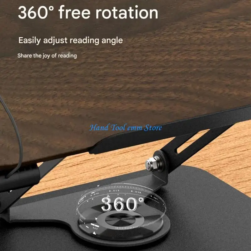 

H37F Эргономичный владелец чтения с множественной регулировкой углов, уменьшающий нагрузку на шейный орган зрения, переносной,