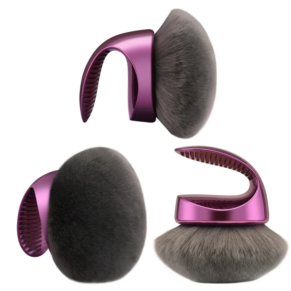 Pennello Kabuki per il corpo Beauty Blend & Blur Setole vegane Applicatore per miscelazione professionale Pennello per fard in polvere extra large