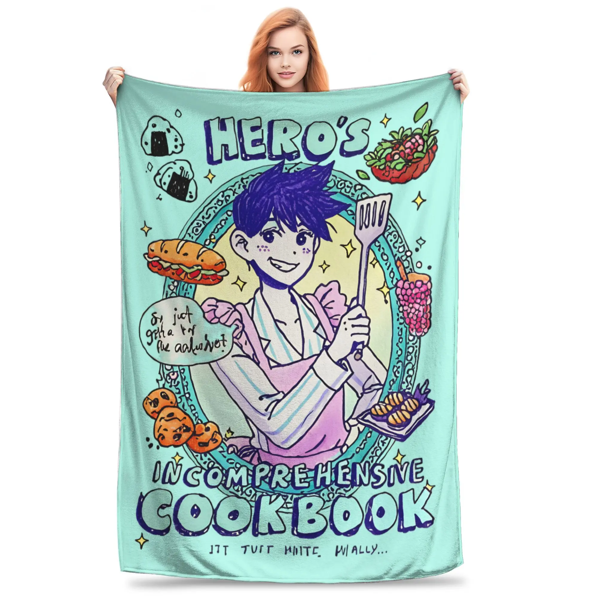 

Omori Game Blankets Flannel Funny Soft Throw Blankets for Home Restaurant Summer,