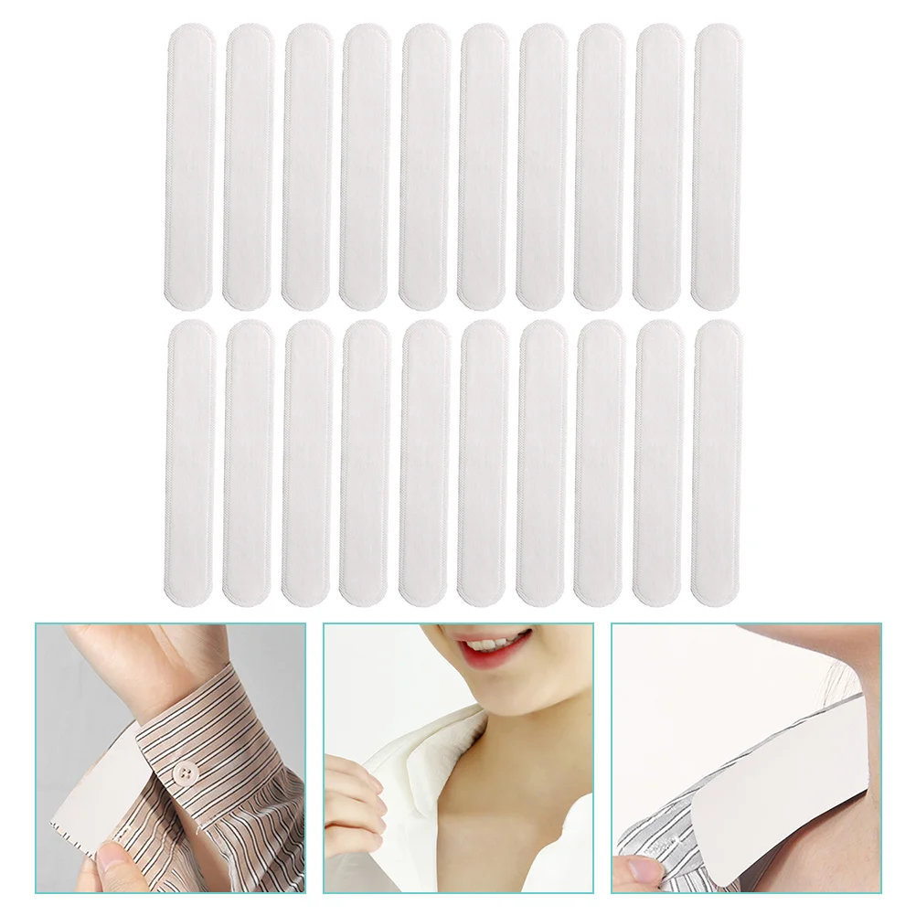 

100 Pcs Hat Sweat Sticker Liner Block Wipes Cap Insert Pad Anti-dirt Absorption Collar Sweatband Women's