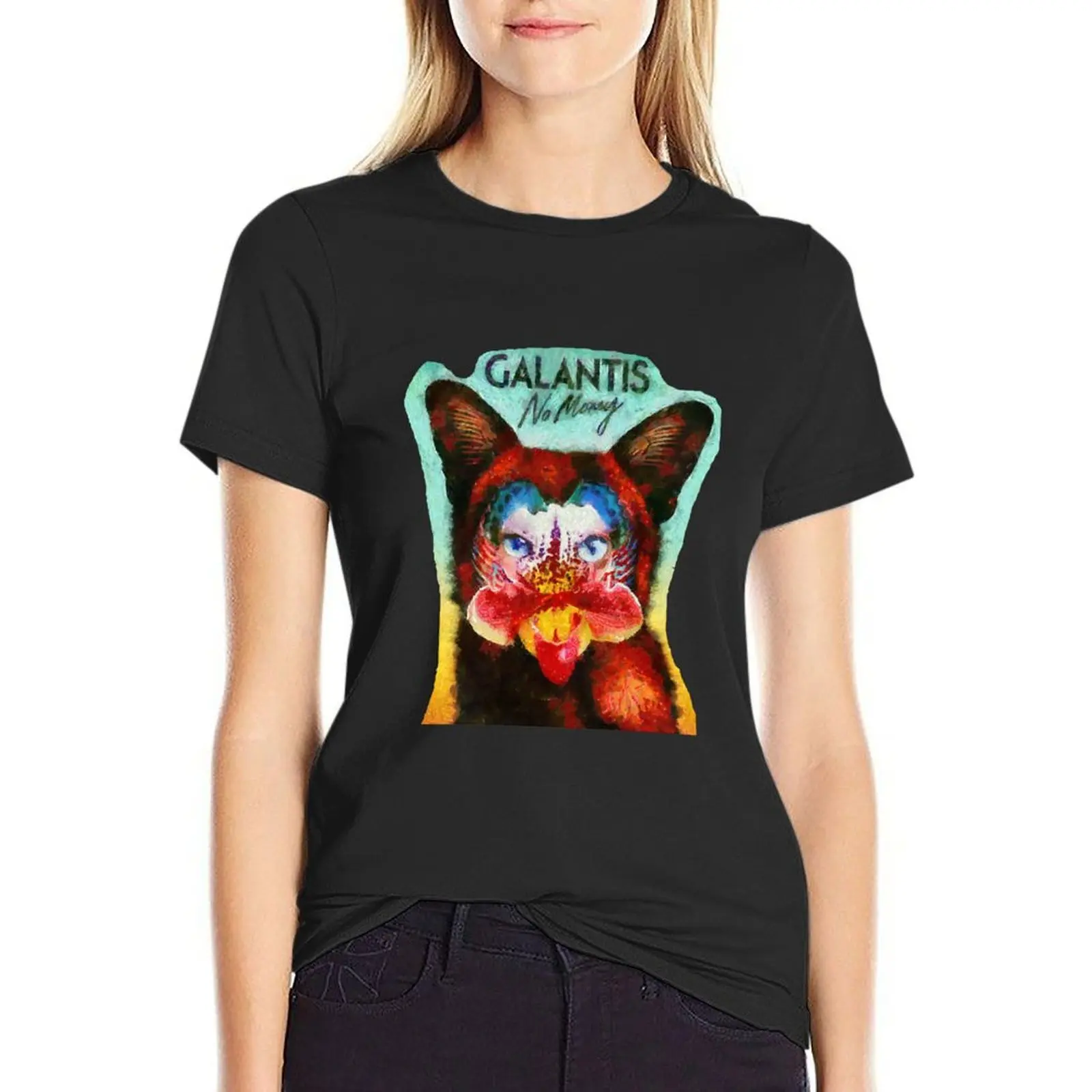 

GALANTIS T-Shirt new edition sports fans hippie clothes quick drying t shirt Women