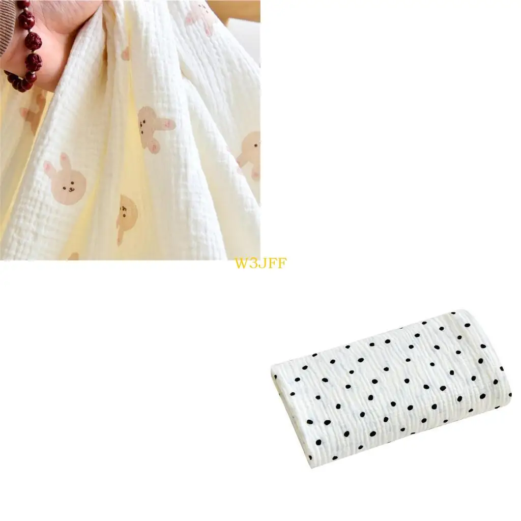 

W3JF Baby Swaddle Blanket for Boys & Girls Breathable & Skin-Friendly Wrap Soft Cotton Swaddle Blanket Baby Shower- Gift