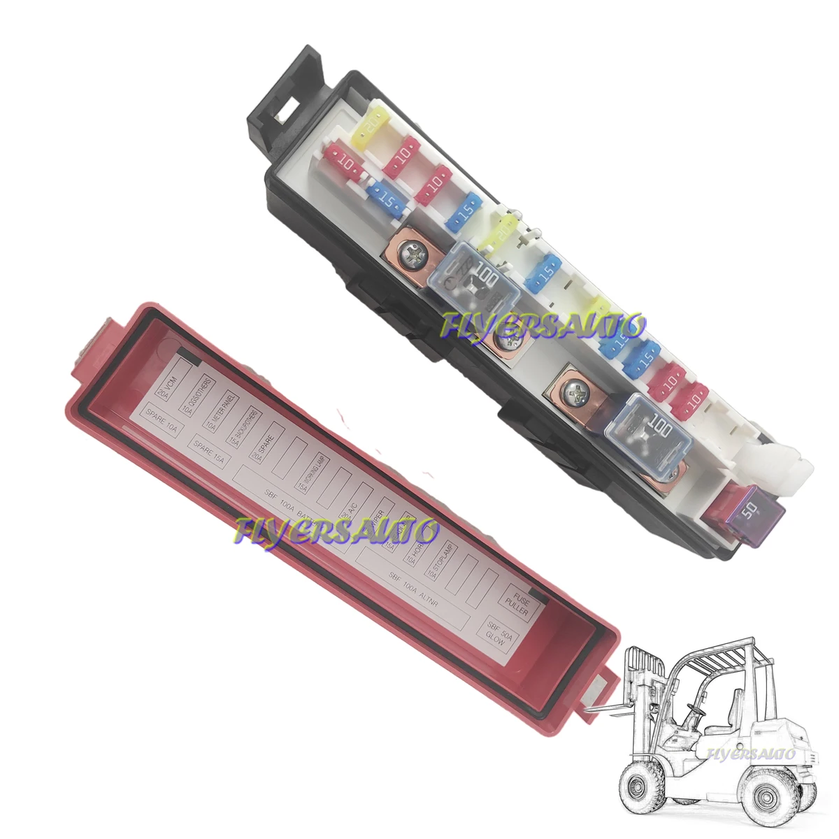 Circuit fuse box 91a04-36020 for Mitsubishi forklift parts *NEW FLYERSAUTO