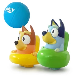 Banheiro e Piscina Brinquedos para Crianças, Bonecas Anime, Bluey Bingo, Pulverizador de Água, Brinquedos Esguicho de Banho