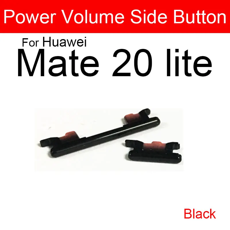 Lèvent de volume d'alimentation pour Huawei Mate 20 Pro, 20 Lite, 20X, haut et bas, contrôle audio, réparation, câble ruban flexible, pièces de rechange