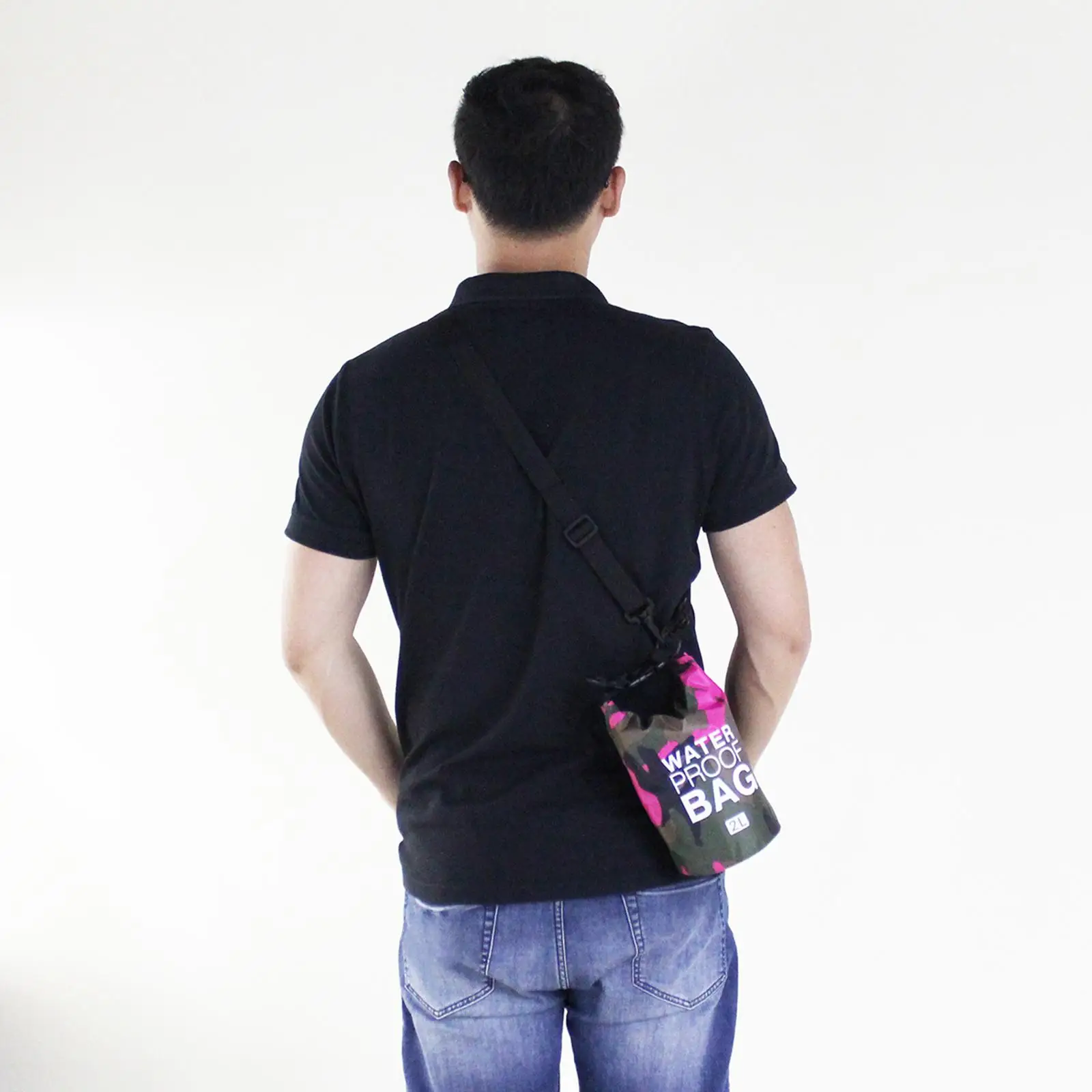 

Lightweight 2L Waterproof Waist Pouch Foldable Roll Top Dry Bag for Kayaking Fishing Swimming Phone Keys