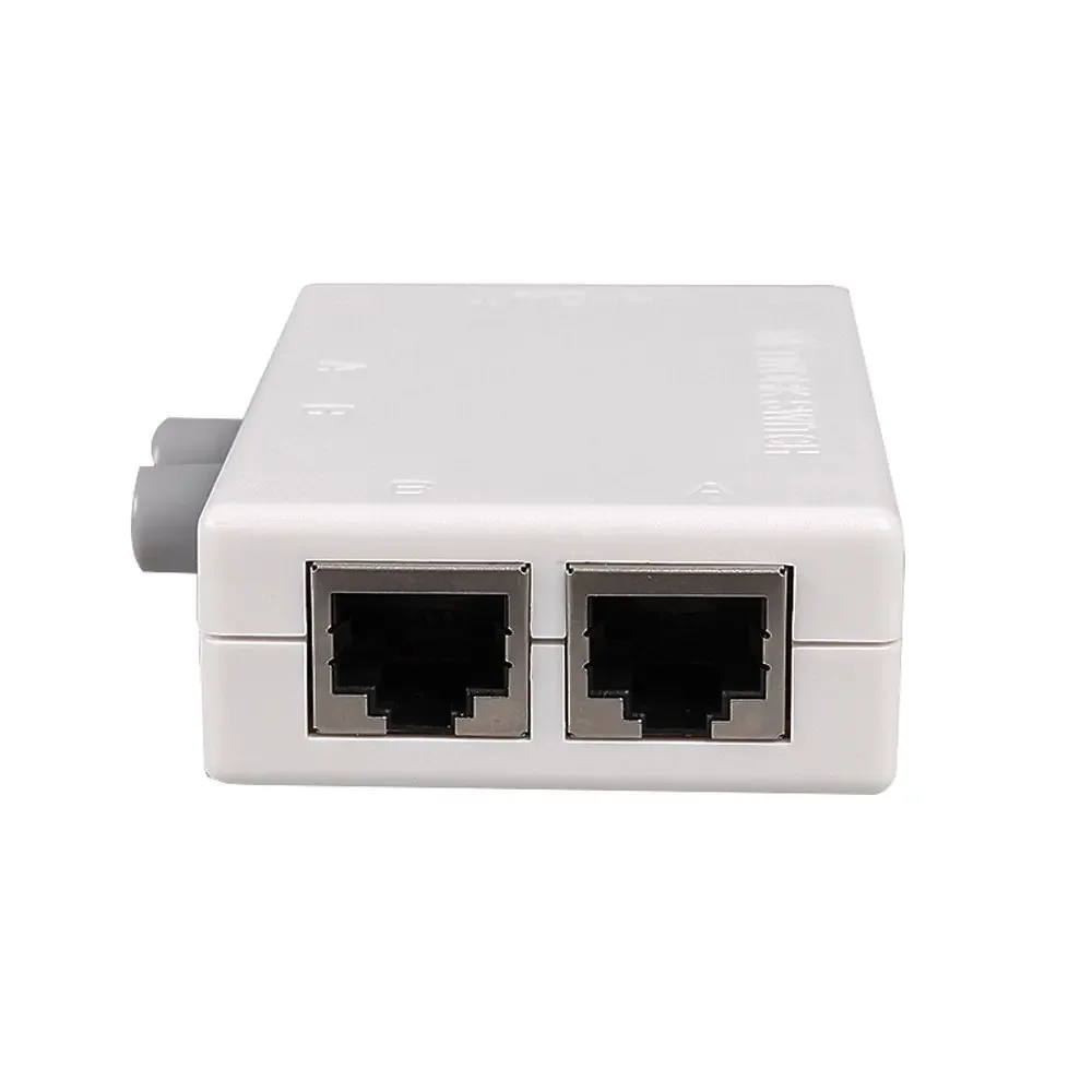 2 Ports Network Switch Splitter Selector Hub 2-In 1-Out or 1-In 2-Out