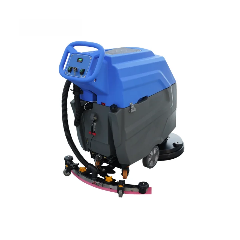 Beste kwaliteit elektrische nieuwe 65L grote capaciteit walk-back commerciële vloerschrobmachine handduwwasmachine voor hotels