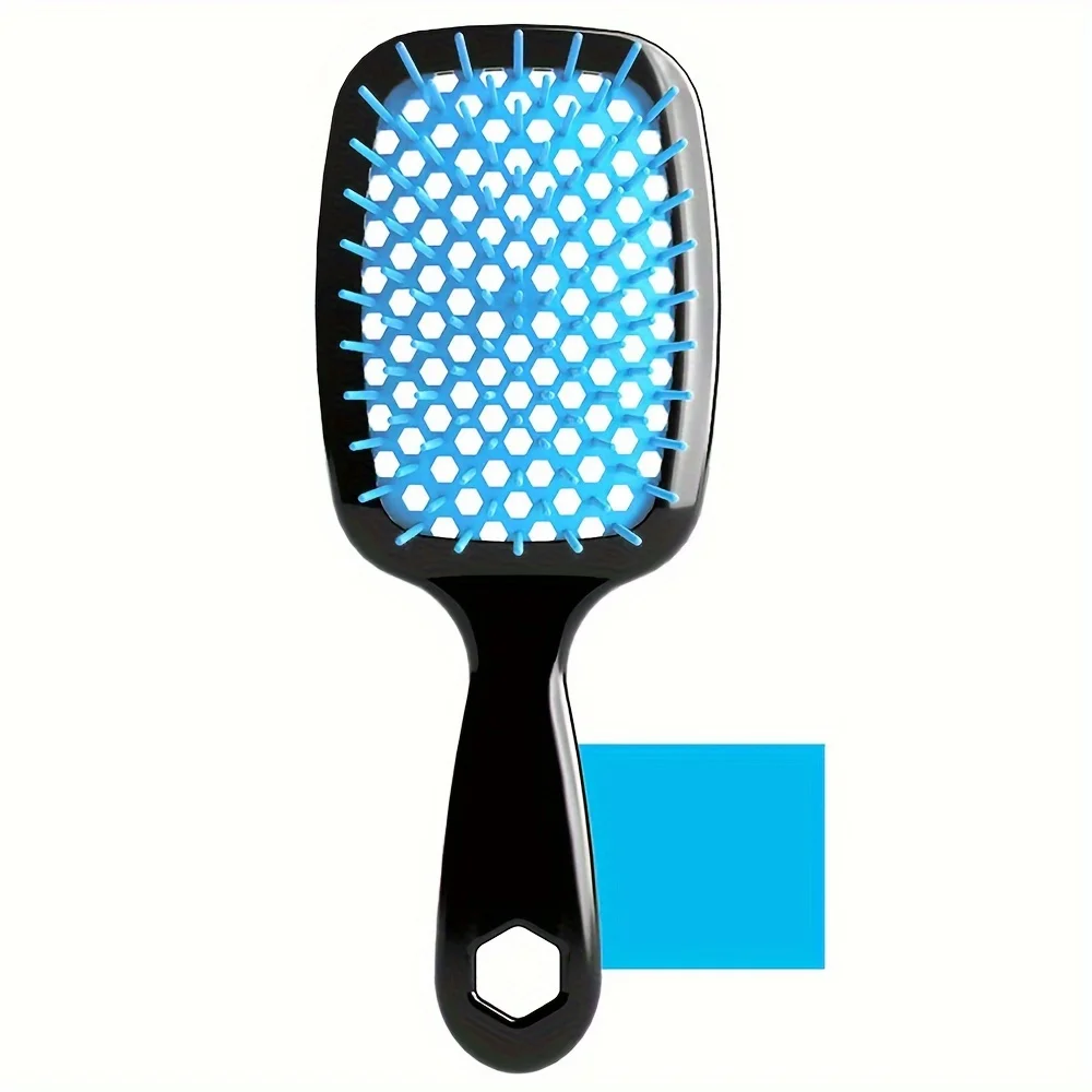 Hollow Out Soft Flexible Detangling Hair Brush Scalp Massage Comb Hair Brush For Wet Or Dry Hair Scrubber African scrub net