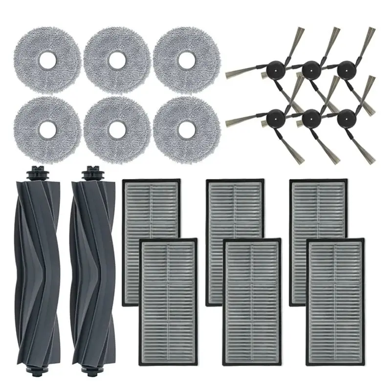 

FGGS - Аксессуары для робота-пылесоса Dreame X40 X40 Ultra/X40 Pro: основная и боковые щетки, HEPA-фильтр, салфетки для влажной уборки