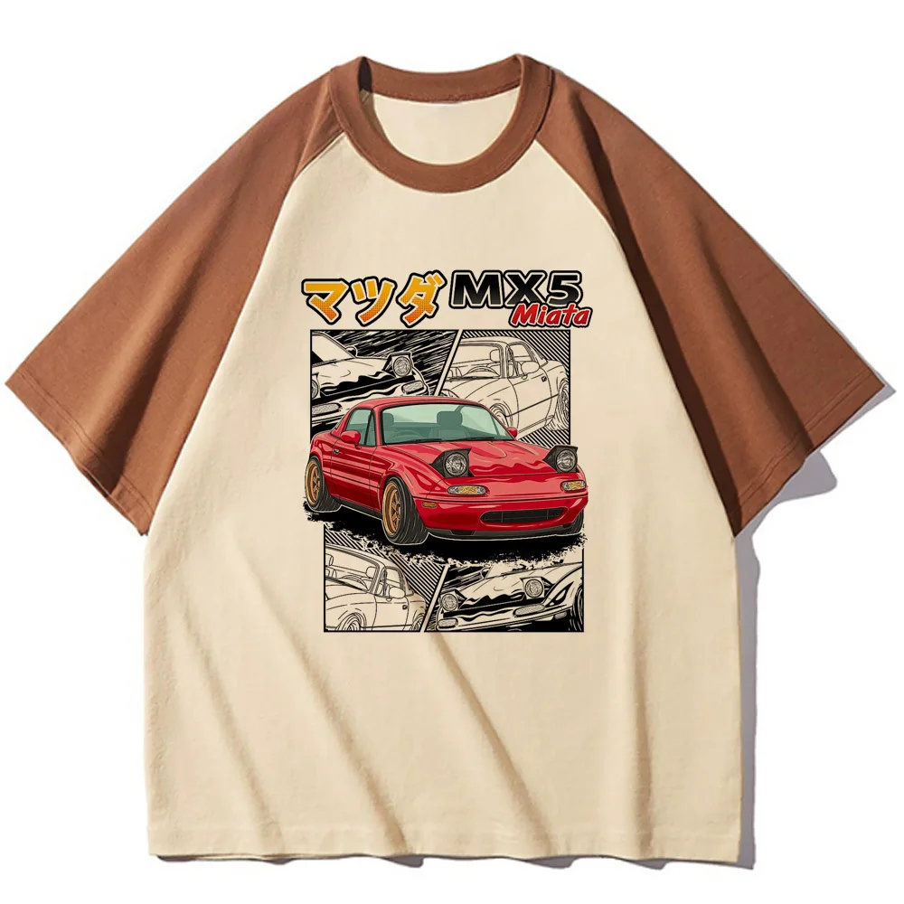 Initial d t-shirt women Graphic Gothic Grunge Trendy Comfortable Psychedelic tshirt Trendy Pop Culture Retro anime Breathable