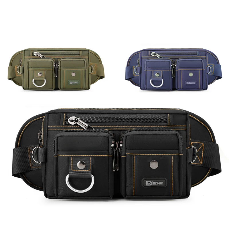 حقيبة خصر عالية الجودة - حقيبة صدر متعددة الوظائف مع جيوب متعددة، مناسبة للتنزه في الهواء الطلق وركوب الدراجات والدراجات النارية وغيرها #1