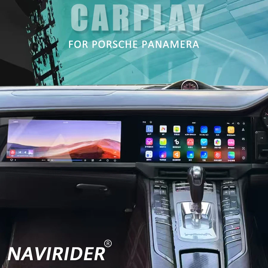 

Для Porsche Panamera 2010-2017 двойной сенсорный 3K умный экран Android медиа видеоплеер стерео навигация Carplay головное устройство 256 ГБ