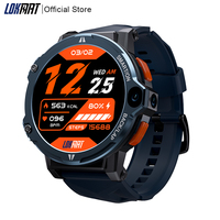 LOKMAT APPLLP 6 PRO Android  4G Smart Watch Phone Full Round Touch Screen Dual Camera GPS Wifi Call Wacth Heart Rate Monitor