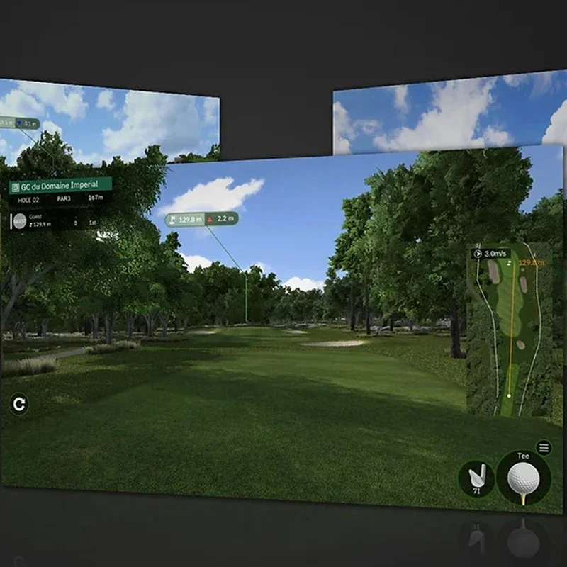Golf emulator + GEBBLO emulator significant other golf data analytics