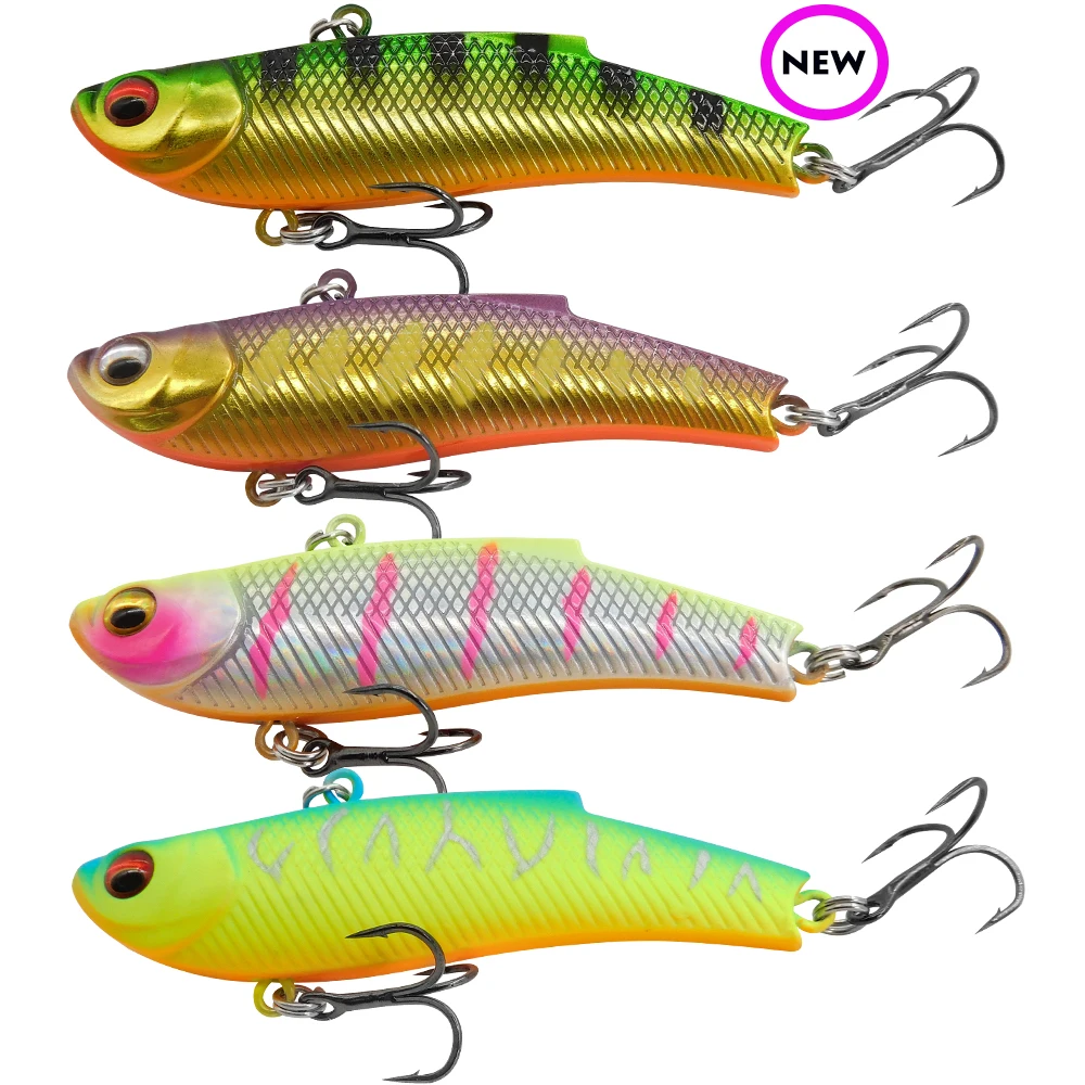 ESFISHING Chất Lượng Mồi DEFO VIB 70mm15g Pike Mùa Đông Băng Dụ Giải Quyết Đánh Chìm Icsa Nhân Tạo Wobblers Miễn Phí Vận Chuyển