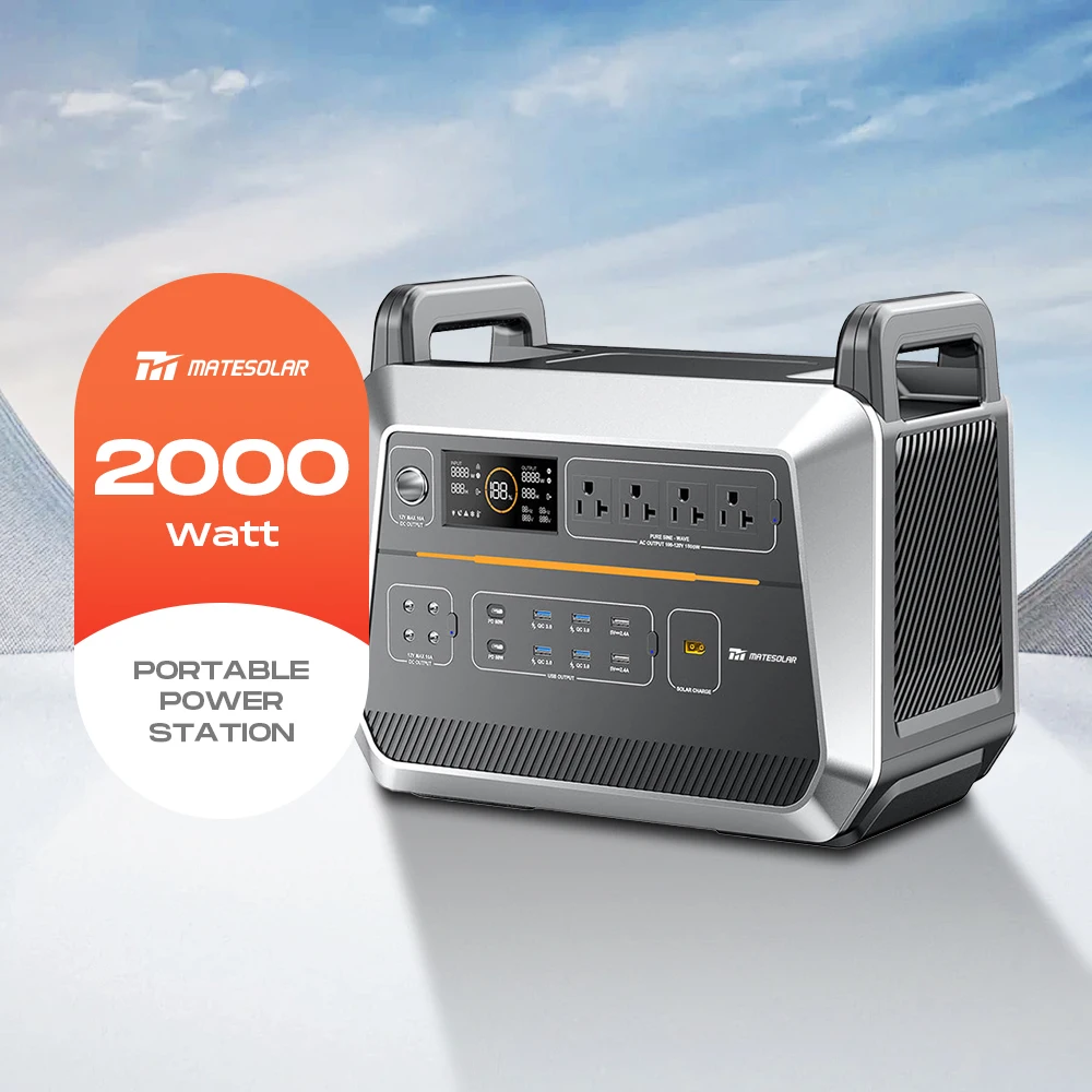 

Mate Portable Power Station Generators 1000W 2000W 3000W Power Station Banks Lithium Battery