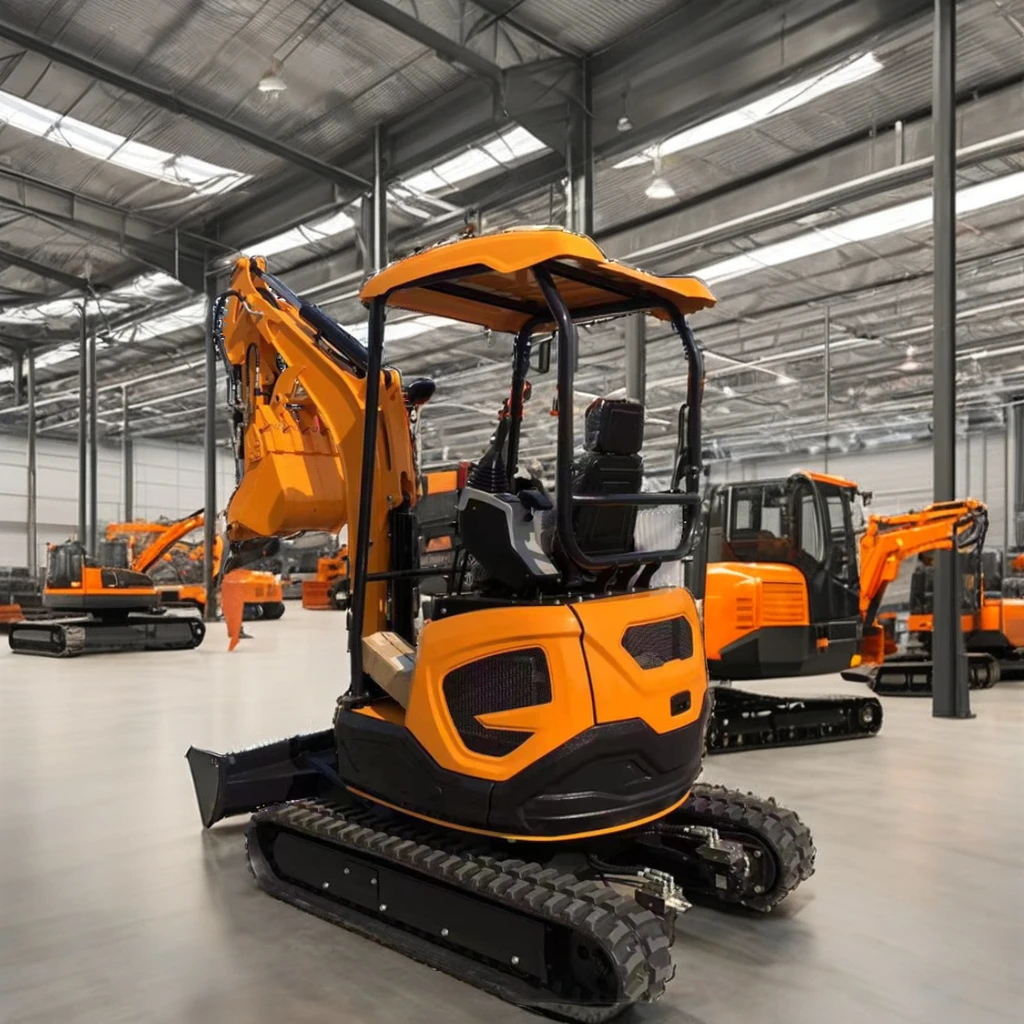 Nuovo prezzo all'ingrosso mini escavatore CE EPA Motore Kubota Bagger 2,2 tonnellate 3,5 tonnellate mini escavatore a coda zero