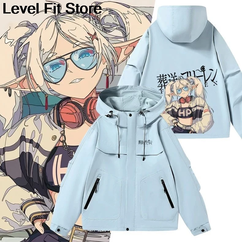 Anime Frieren: Beyond Journey's End Outdoor Jackets Frieren Cosplay Jacket Man Women Harajuku Boy girl y2k fashion Couple jacket
