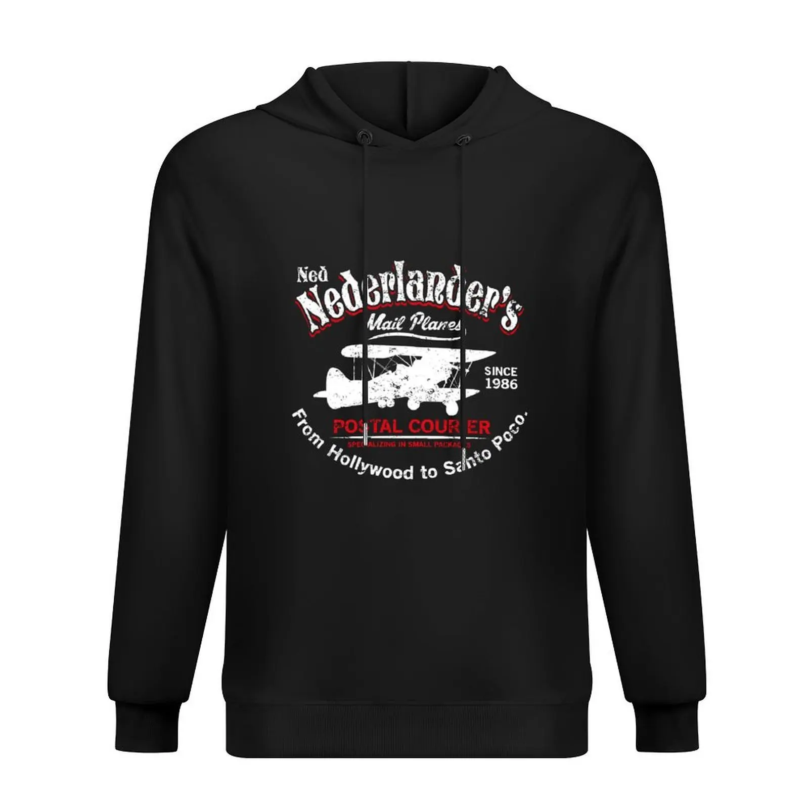 

Ned Nederlander Mail Plane - Three Amigos Hoodie winter clothes hooded shirt korean clothes mens hoodies
