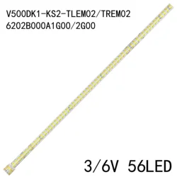V500DJ2-KS5 V500DK1-KS5 para panasonic V500DK1-KS2-TREM02 tlem02 6202b000a1g00 6202b000a2g00 6202b0009p101 tira de luz de fundo led