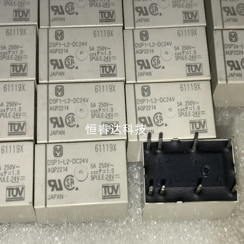 

реле DSP1-L2-DC24V AGP2214F DSP1L2DC24V 24V DC24V 24VDC 2 шт./лот
