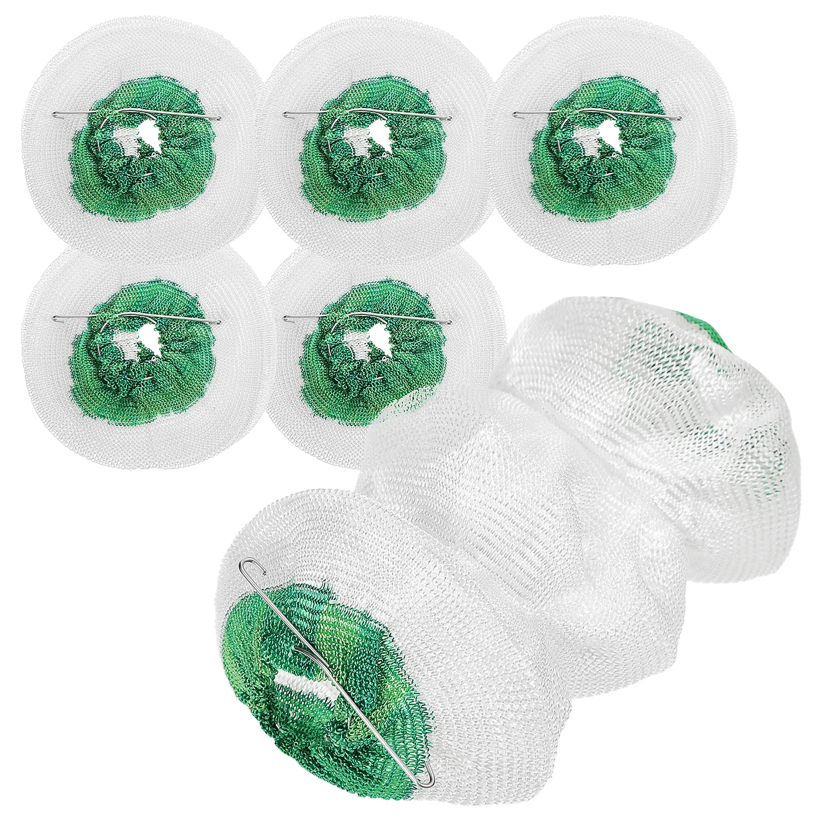

6pcs Mantles Polyester Lantern Accordion Shape Lantern Mantles Camping Gas Accordion Propane Mesh Covers