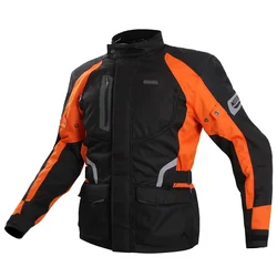 Nerve Motorcycle Jacket Four Seasons for Man Keep Warm Fall Prevention Waterproof  Polyester Material Locomotive Cycling Suit