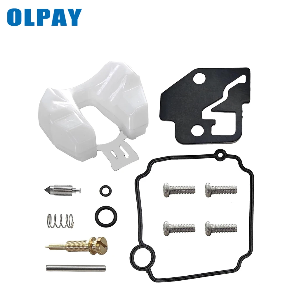 66M-W0093 New Carburetor Repair Kit For Mercury Outboard Motor 9.9 & 15 HP 4 Stroke Replaces 66M-W0093-01 802706A 18-7738