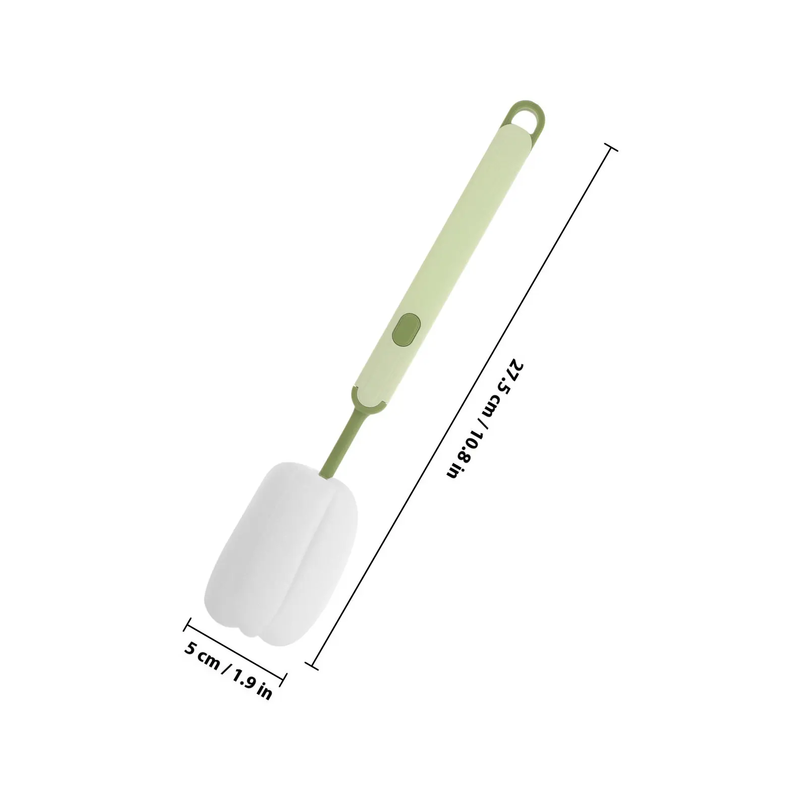 3Pcs Cup Brush Bottle Cleaner Long Handle Sponge Head Kitchen Cleaning Brush for Water Bottles Mugs Kettles Feeding Bottles